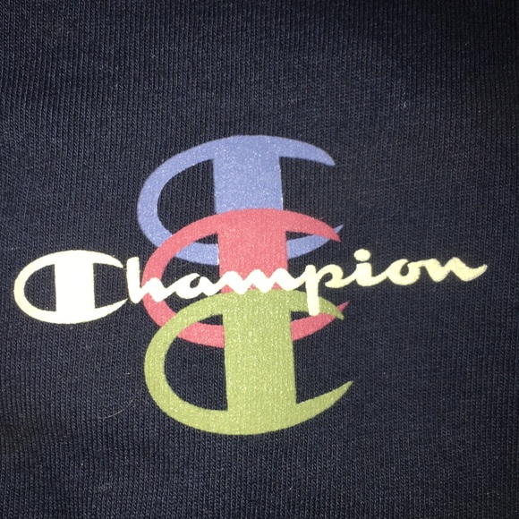 Supreme x Champion Navy Long Sleeve - Picture 6 of 8